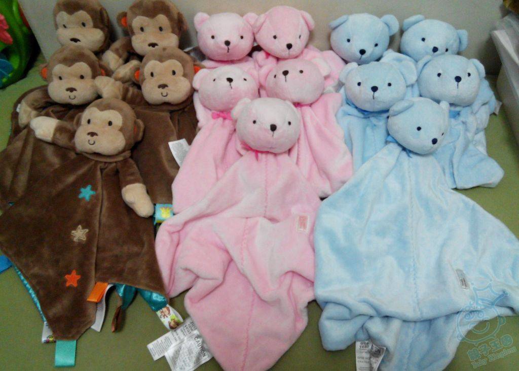 全新BB安抚公仔毛巾 2款任选 包邮