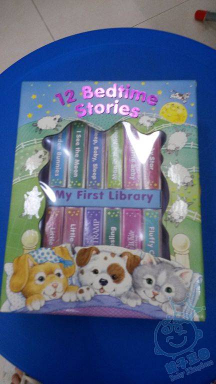 9成新小朋友第一个图书库内有十二本小书