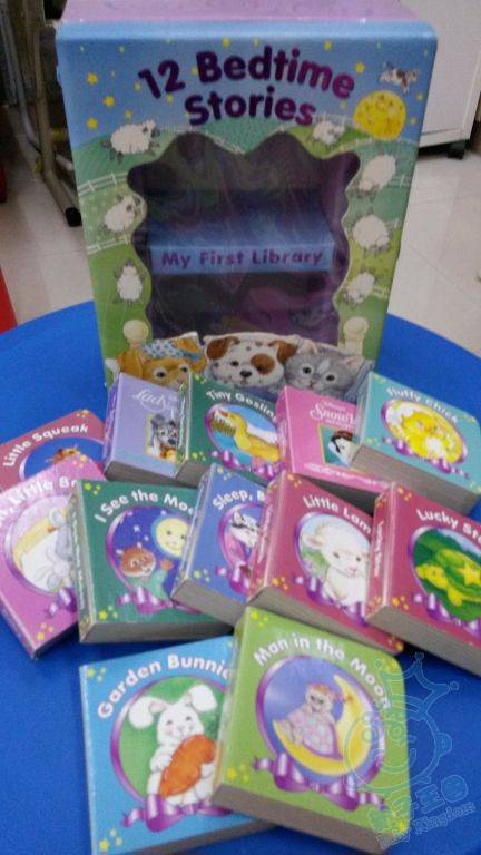 9成新小朋友第一个图书库内有十二本小书