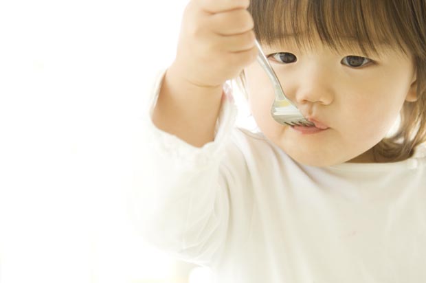 Japanese girl with meals