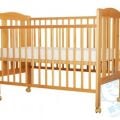 minimoto 木色櫸木嬰兒床