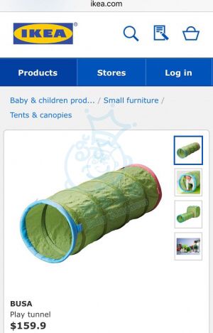 ikea childrens tunnel